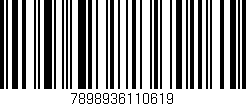 Código de barras (EAN, GTIN, SKU, ISBN): '7898936110619'