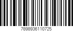 Código de barras (EAN, GTIN, SKU, ISBN): '7898936110725'