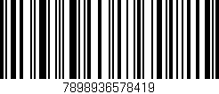 Código de barras (EAN, GTIN, SKU, ISBN): '7898936578419'