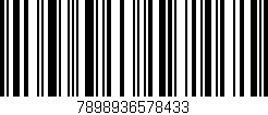 Código de barras (EAN, GTIN, SKU, ISBN): '7898936578433'