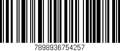 Código de barras (EAN, GTIN, SKU, ISBN): '7898936754257'