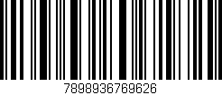Código de barras (EAN, GTIN, SKU, ISBN): '7898936769626'