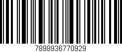 Código de barras (EAN, GTIN, SKU, ISBN): '7898936770929'