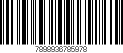 Código de barras (EAN, GTIN, SKU, ISBN): '7898936785978'