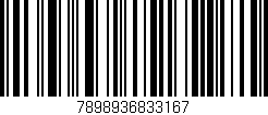 Código de barras (EAN, GTIN, SKU, ISBN): '7898936833167'