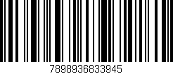 Código de barras (EAN, GTIN, SKU, ISBN): '7898936833945'