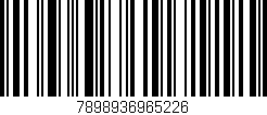 Código de barras (EAN, GTIN, SKU, ISBN): '7898936965226'