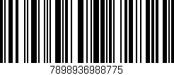 Código de barras (EAN, GTIN, SKU, ISBN): '7898936988775'
