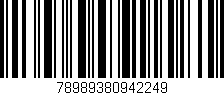 Código de barras (EAN, GTIN, SKU, ISBN): '78989380942249'