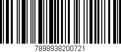 Código de barras (EAN, GTIN, SKU, ISBN): '7898938200721'
