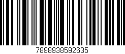 Código de barras (EAN, GTIN, SKU, ISBN): '7898938592635'