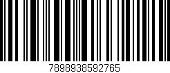 Código de barras (EAN, GTIN, SKU, ISBN): '7898938592765'