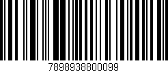 Código de barras (EAN, GTIN, SKU, ISBN): '7898938800099'