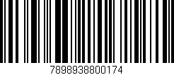 Código de barras (EAN, GTIN, SKU, ISBN): '7898938800174'