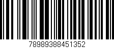 Código de barras (EAN, GTIN, SKU, ISBN): '78989388451352'