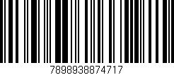 Código de barras (EAN, GTIN, SKU, ISBN): '7898938874717'