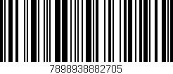 Código de barras (EAN, GTIN, SKU, ISBN): '7898938882705'