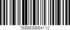Código de barras (EAN, GTIN, SKU, ISBN): '7898938884112'