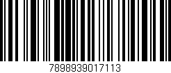 Código de barras (EAN, GTIN, SKU, ISBN): '7898939017113'