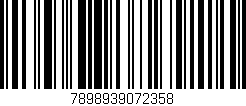Código de barras (EAN, GTIN, SKU, ISBN): '7898939072358'