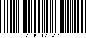 Código de barras (EAN, GTIN, SKU, ISBN): '7898939072742-1'