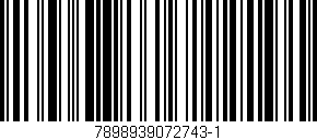 Código de barras (EAN, GTIN, SKU, ISBN): '7898939072743-1'