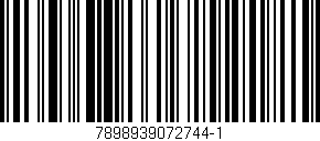 Código de barras (EAN, GTIN, SKU, ISBN): '7898939072744-1'