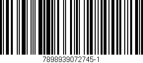 Código de barras (EAN, GTIN, SKU, ISBN): '7898939072745-1'