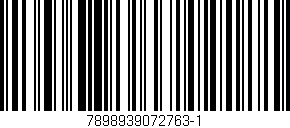 Código de barras (EAN, GTIN, SKU, ISBN): '7898939072763-1'