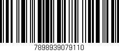Código de barras (EAN, GTIN, SKU, ISBN): '7898939079110'