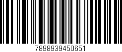 Código de barras (EAN, GTIN, SKU, ISBN): '7898939450651'