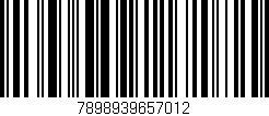Código de barras (EAN, GTIN, SKU, ISBN): '7898939657012'