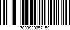 Código de barras (EAN, GTIN, SKU, ISBN): '7898939657159'