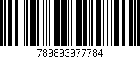 Código de barras (EAN, GTIN, SKU, ISBN): '789893977784'