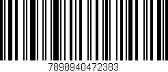 Código de barras (EAN, GTIN, SKU, ISBN): '7898940472383'