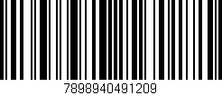 Código de barras (EAN, GTIN, SKU, ISBN): '7898940491209'