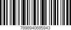 Código de barras (EAN, GTIN, SKU, ISBN): '7898940685943'