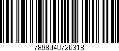 Código de barras (EAN, GTIN, SKU, ISBN): '7898940726318'