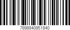 Código de barras (EAN, GTIN, SKU, ISBN): '7898940951840'
