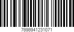 Código de barras (EAN, GTIN, SKU, ISBN): '7898941231071'