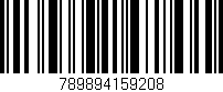 Código de barras (EAN, GTIN, SKU, ISBN): '789894159208'