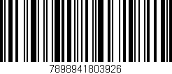Código de barras (EAN, GTIN, SKU, ISBN): '7898941803926'