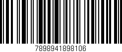 Código de barras (EAN, GTIN, SKU, ISBN): '7898941898106'