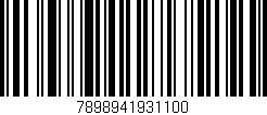 Código de barras (EAN, GTIN, SKU, ISBN): '7898941931100'