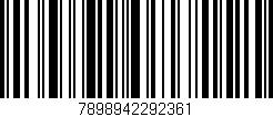 Código de barras (EAN, GTIN, SKU, ISBN): '7898942292361'