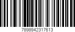 Código de barras (EAN, GTIN, SKU, ISBN): '7898942317613'