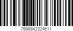 Código de barras (EAN, GTIN, SKU, ISBN): '7898942324611'