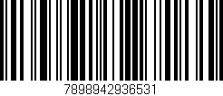 Código de barras (EAN, GTIN, SKU, ISBN): '7898942936531'