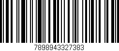 Código de barras (EAN, GTIN, SKU, ISBN): '7898943327383'