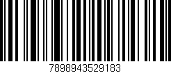 Código de barras (EAN, GTIN, SKU, ISBN): '7898943529183'